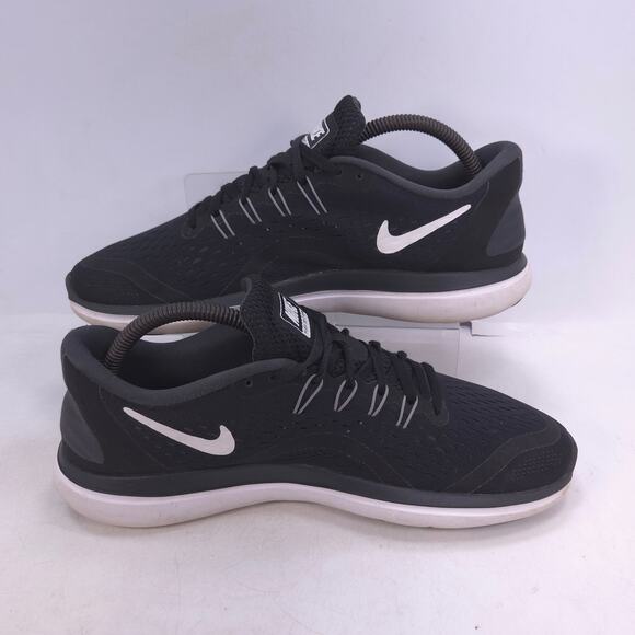 Nike Flex 2017 Run Athletic Running Shoe Mens Size 8.5 898457-001 Black White - Picture 5 of 10